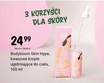 Rossmann Bodyboom Skin Hype, kwasowe krople ujędrniające do ciała, 100 ml oferta