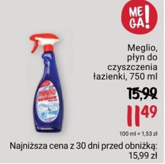 Rossmann Meglio, płyn do czyszczenia łazienki, 750 ml oferta