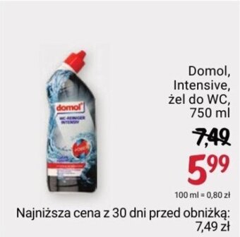 Rossmann Domol, Intensive, żel do WC, 750 ml oferta