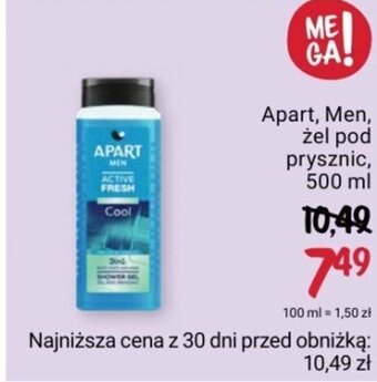 Rossmann Apart, Men, żel pod prysznic, 500 ml oferta