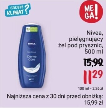 Rossmann Nivea, pielęgnujący żel pod prysznic, 500 ml oferta