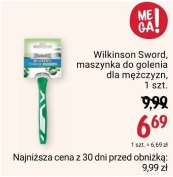 Rossmann Wilkinson Sword, maszynka do golenia dla mężczyzn, 1 szt. oferta