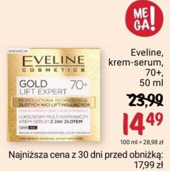 Rossmann Eveline, krem-serum, 70+, 50 ml oferta