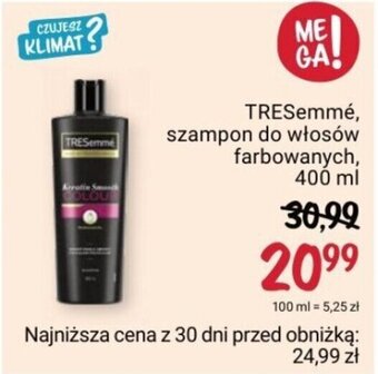 Rossmann TRESemmé, szampon do włosów farbowanych, 400 ml oferta