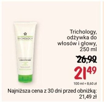 Rossmann Trichology, odżywka do włosów i głowy, 250 ml oferta