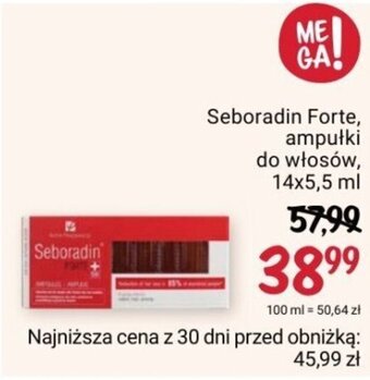 Rossmann Seboradin Forte, ampułki do włosów, 14x5,5 ml oferta