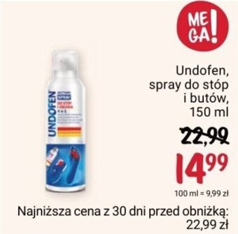 Rossmann Undofen, spray do stóp i butów, 150 ml oferta