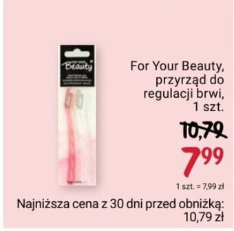 Rossmann For Your Beauty, przyrząd do regulacji brwi, 1 szt. oferta