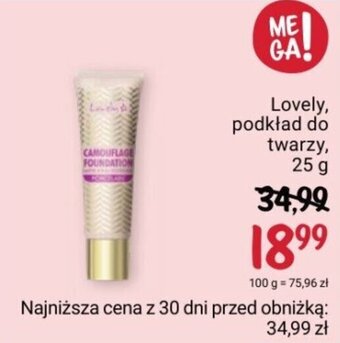 Rossmann Lovely, podkład do twarzy, 25 g oferta