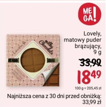 Rossmann Lovely, matowy puder 9 g oferta