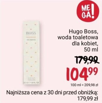 Rossmann Hugo Boss, woda toaletowa dla kobiet, 50 ml oferta