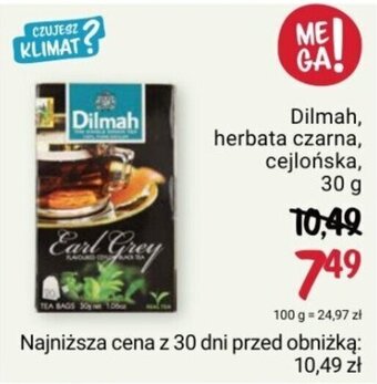 Rossmann Dilmah, herbata czarna, cejlońska, 30 g oferta