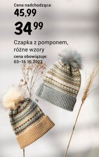 Rossmann Czapka z pomponem oferta