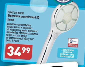 ALDI HOME CREATION Słuchawka prysznicowa LED oferta