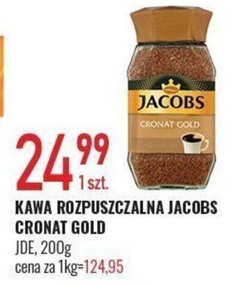 E.Leclerc KAWA ROZPUSZCZALNA JACOBS CRONAT GOLD 200 g oferta