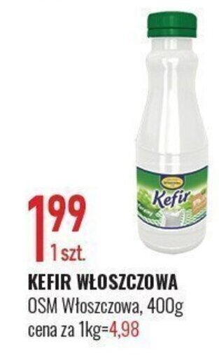 E.Leclerc KEFIR WŁOSZCZOWA OSM Włoszczowa 400 g oferta