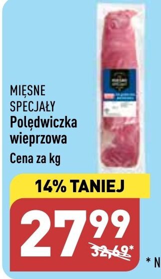 ALDI MIĘSNE SPECJAŁY Polędwiczka wieprzowa 1 kg oferta