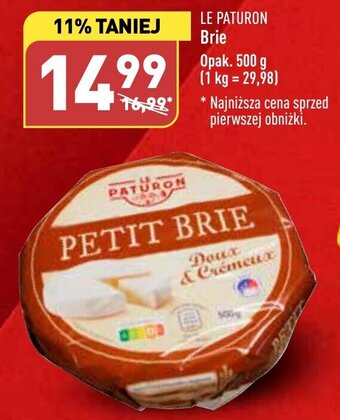 ALDI LE PATURON Brie 500 g oferta
