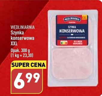 ALDI WĘDLINIARNIA Szynka konserwowa XXL 300 g oferta
