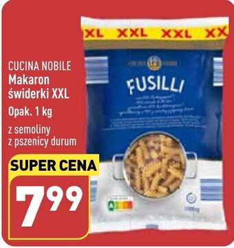 ALDI CUCINA NOBILE Makaron Świderki XXL 1 kg oferta