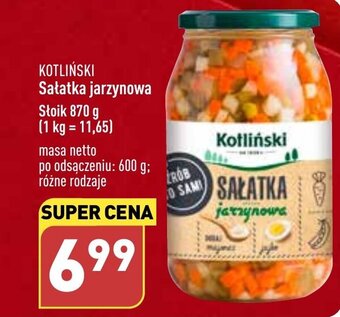 ALDI KOTLIŃSKI Sałatka jarzynowa 870 g oferta