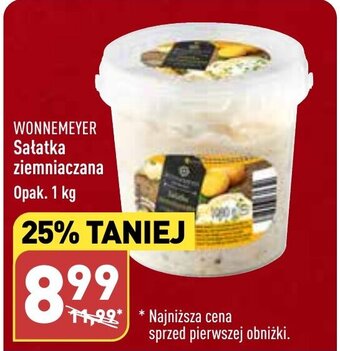 ALDI WONNEMEYER Sałatka ziemniaczana 1 kg oferta