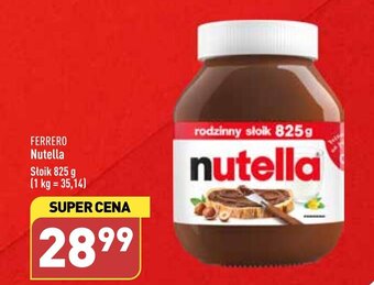 ALDI FERRERO Nutella 825 g oferta