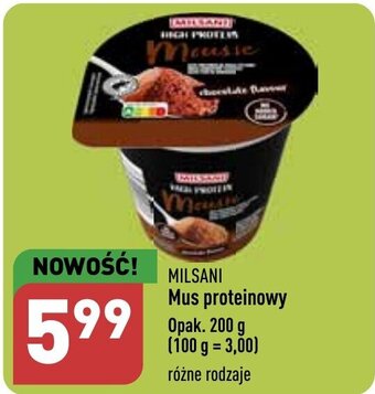 ALDI MILSANI Mus proteinowy 200 g oferta