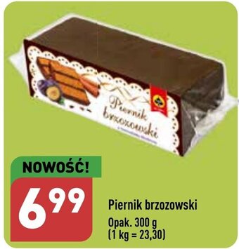 ALDI Piernik brzozowski 300 g oferta