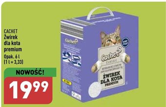 ALDI CACHET Żwirek dla kota premium 6l oferta