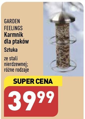ALDI GARDEN FEELINGS Karmnik dla ptaków oferta