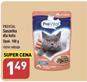 ALDI PREVITAL Saszetka dla kota Opak. 100 g oferta