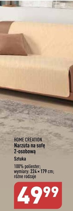 ALDI HOME CREATION Narzuta na sofę 2-osobową oferta