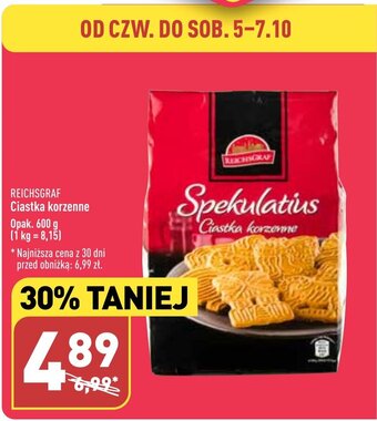 ALDI REICHSGRAF Ciastka korzenne 600g oferta