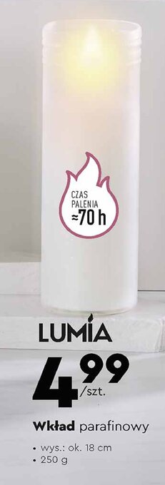 Biedronka Wkład parafinowy 250 g 70 h oferta