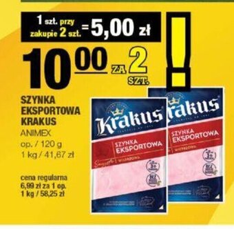 EuroSPAR SZYNKA EKSPORTOWA KRAKUS 120 g oferta