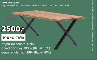 JYSK STÓŁ ROSKILDE oferta