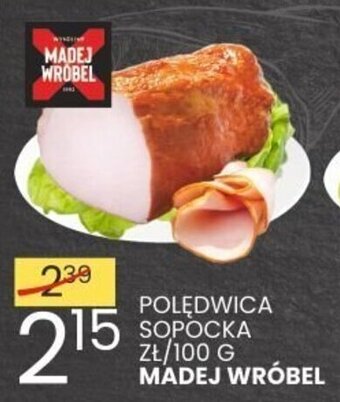 Wafelek POLĘDWICA SOPOCKA 100 G MADEJ WRÓBEL oferta