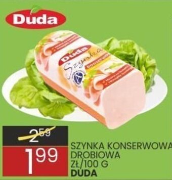 Wafelek SZYNKA KONSERWOWA DROBIOWA 100 G DUDA oferta