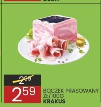 Wafelek BOCZEK PRASOWANY KRAKUS 100g oferta