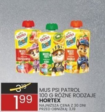 Wafelek MUS PSI PATROL 100g HORTEX oferta