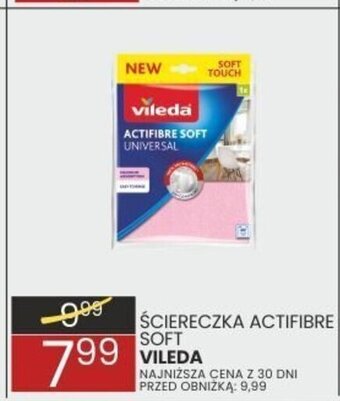 Wafelek ŚCIERECZKA ACTIFIBRE SOFT VILEDA oferta