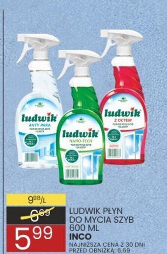 Wafelek LUDWIK PŁYN DO MYCIA SZYB 600 ML INCO oferta