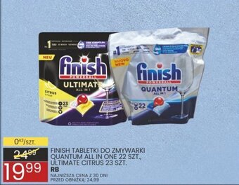 Wafelek RB FINISH TABLETKI DO ZMYWARKI QUANTUM ALL IN ONE 22 SZT. ULTIMATE CITRUS 23 SZT. oferta