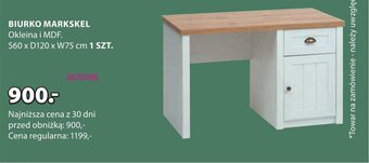 JYSK BIURKO MARKSKEL oferta