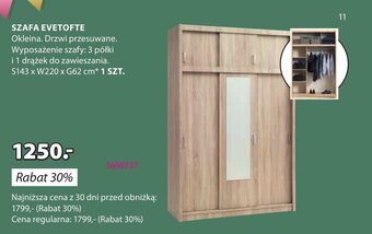 JYSK SZAFA EVETOFTE oferta