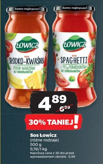 Netto Sos Łowicz 500g oferta