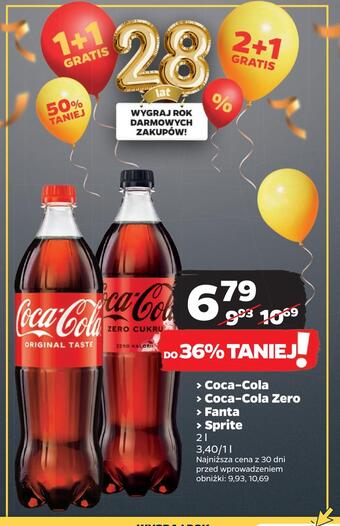 Netto Coca-cola > coca-cola zero > fanta > sprite oferta
