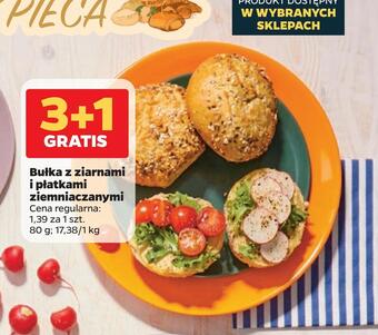 Netto Bułka z ziarnami i płatkami ziemniaczanymi oferta