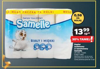 Netto Papier toaletowy 2-warstwowy samelle oferta